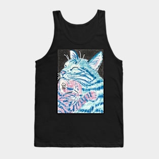Tabby cat mother and kitten Tank Top